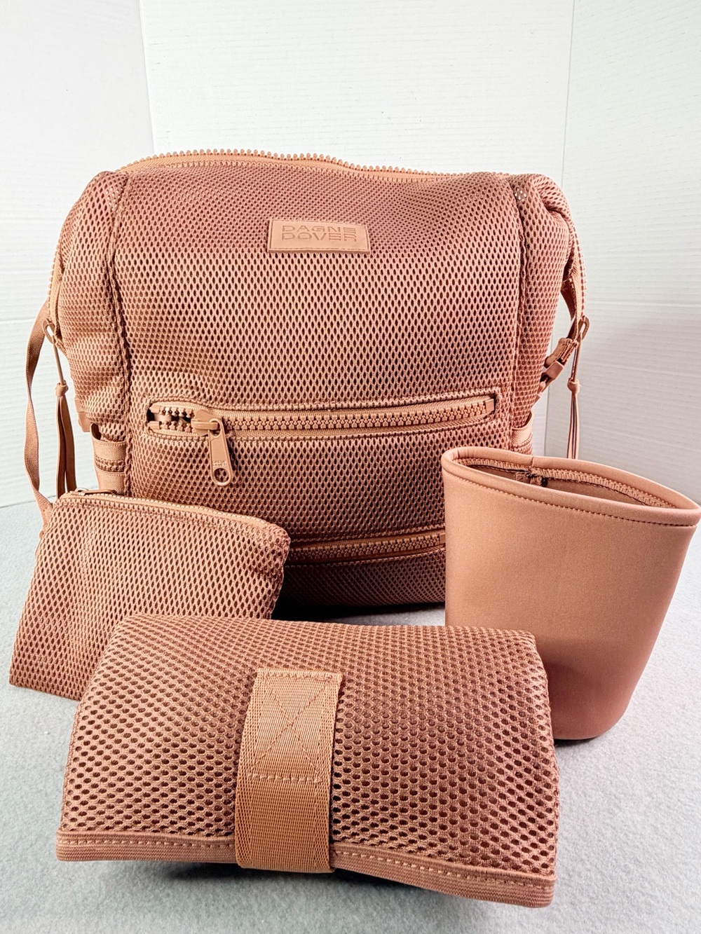 DAGNE DOVER Dakota Warm Dust Air Mesh Large Backpack Diaper Bag Mom Maternity
